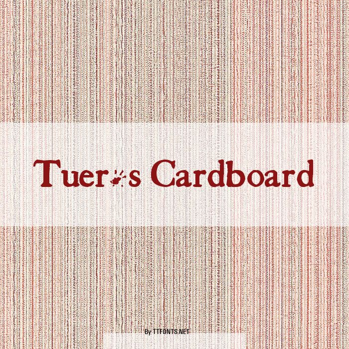 Tuer's Cardboard example